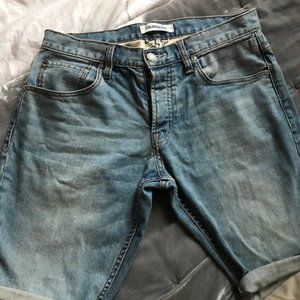 Quicksilver Jean Shorts Sz 32